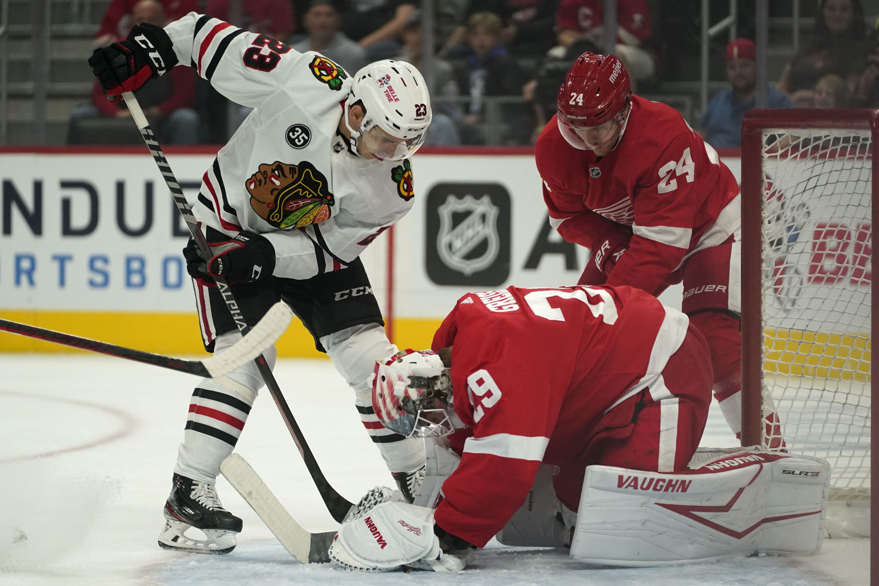 Blackhawks Red Wings Hockey